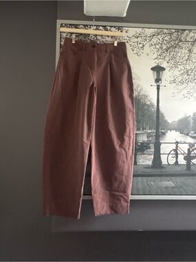 lululemon athletica High-Rise Barrel Leg Pants in Dusty Rose Brown